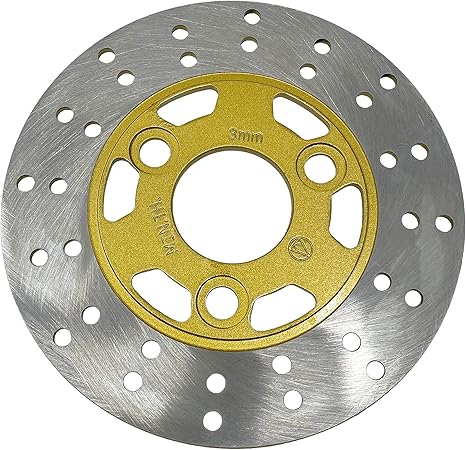 Amazon モンキー ゴリラ Jog 10インチ用 ディスクローター 金 ブレーキローター 車 バイク