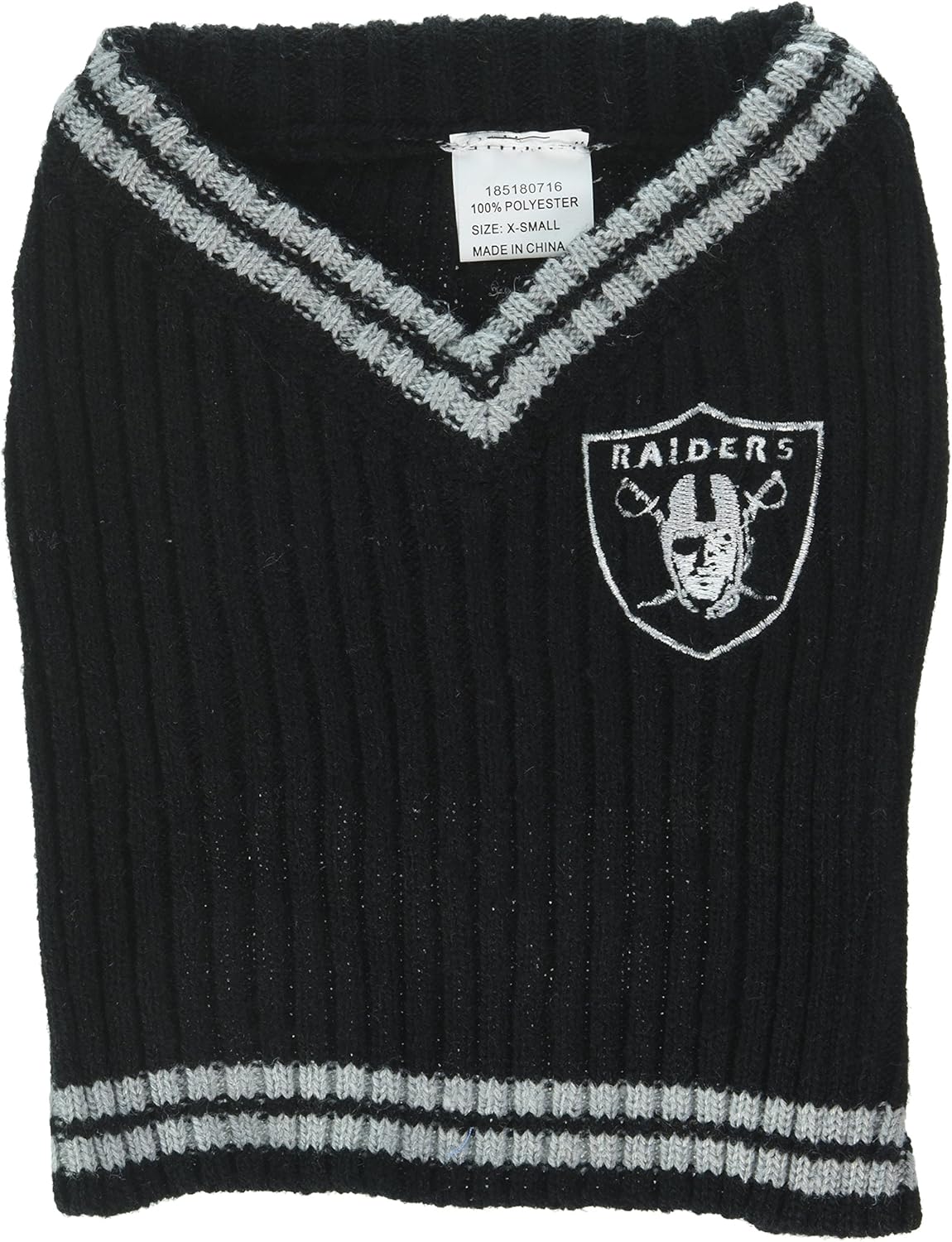 raiders dog sweater