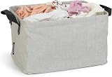 Brabantia Foldable Laundry Basket 35L Grey with Soft Handles view 4