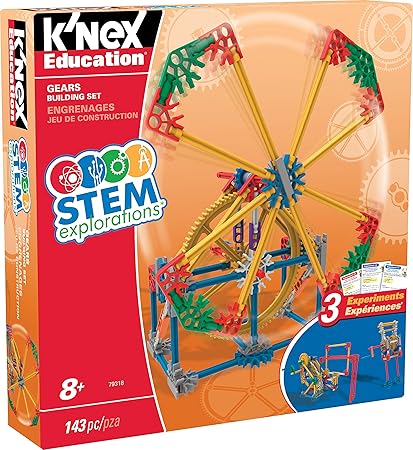 Amazon Com K Nex Education Stem Explorations Gears Building Set Building Kit Toys Games
