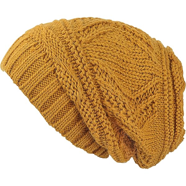 Ruphedy Women Slouchy Beanie Hat Knit Long Baggy Slouch Skull Cap