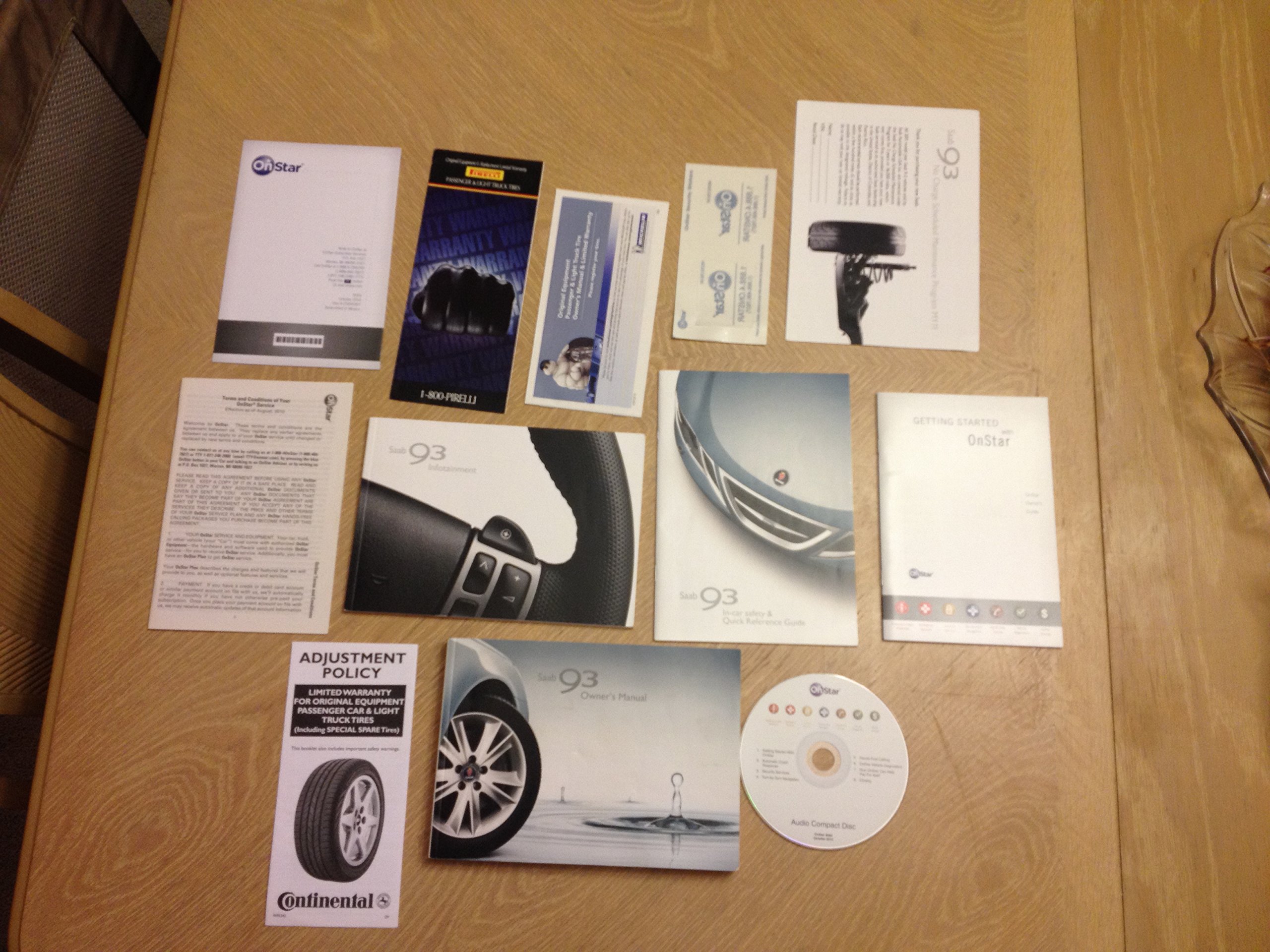 2011 Saab 93 9-3 Owners Manual Paperback – 2014