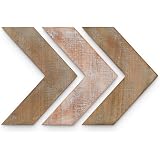 Amazon Com Socal Buttercup Arrow Wall Decor Wooden Chevron Wall Mounted Decorative Arrows Distressed Blue Rustic Brown Wood Farmhouse White Hang In Any Direction Set Of 3 Home Kitchen