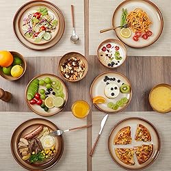 Pokini Stoneware Dinnerware Set Service for 4, 12