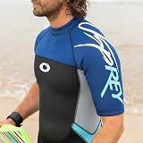 Osprey Origin Shorty 3mm Wetsuit Short Sleeve Blue XS Men’s Surfer Diving view 3
