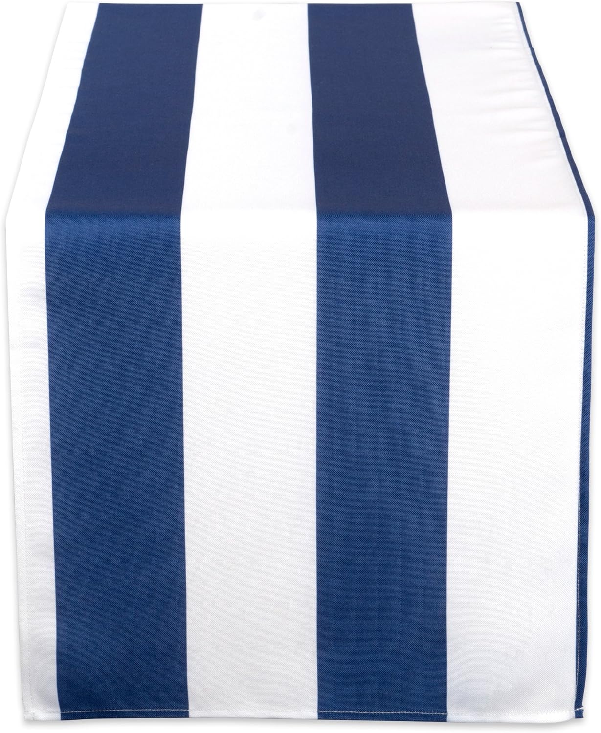 DII CAMZ38848 Nautical Blue Cabana Stripe Outdoor Table Runner, 14x72