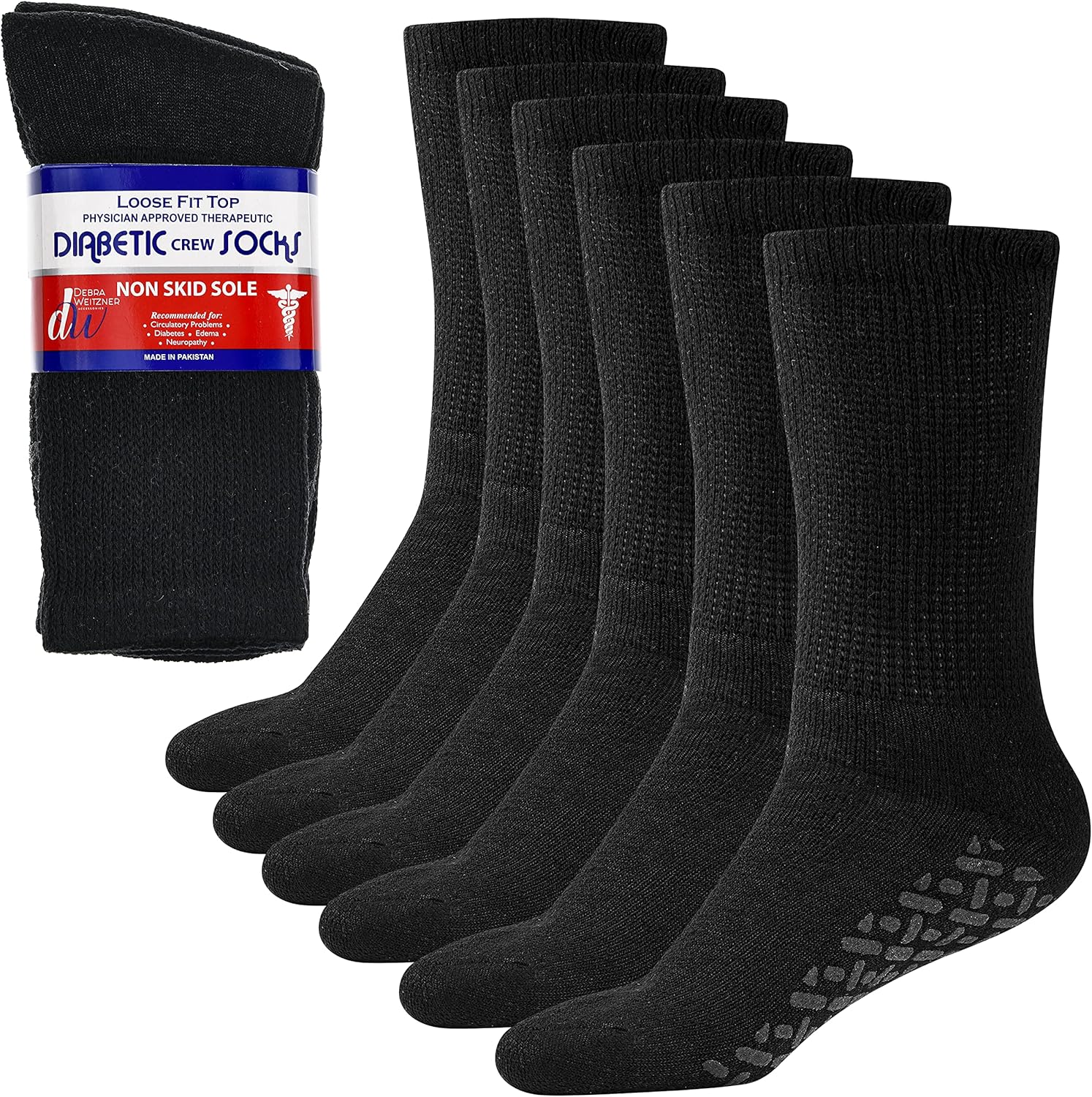 Debra Weitzner calcetín holgado no ligante Calcetines diabéticos