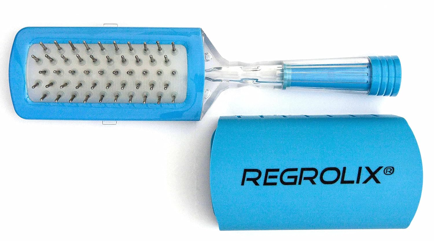 Regrolix® LiquidDispensing Hairbrush (Blue) Health