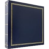 MCS Library Collection 400-Pocket 4x6 Photo Album, 80 Pages, Blue