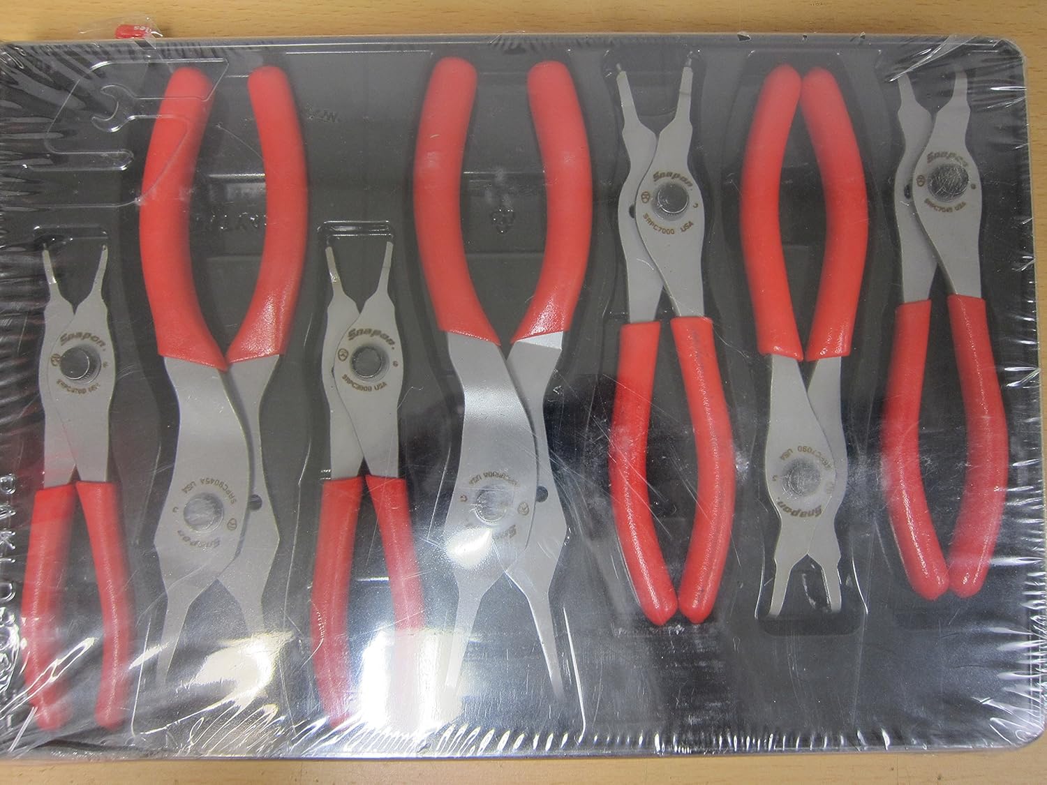 Snap On Tools SRPC107 7pc Convertible Snap Ring Pliers Set