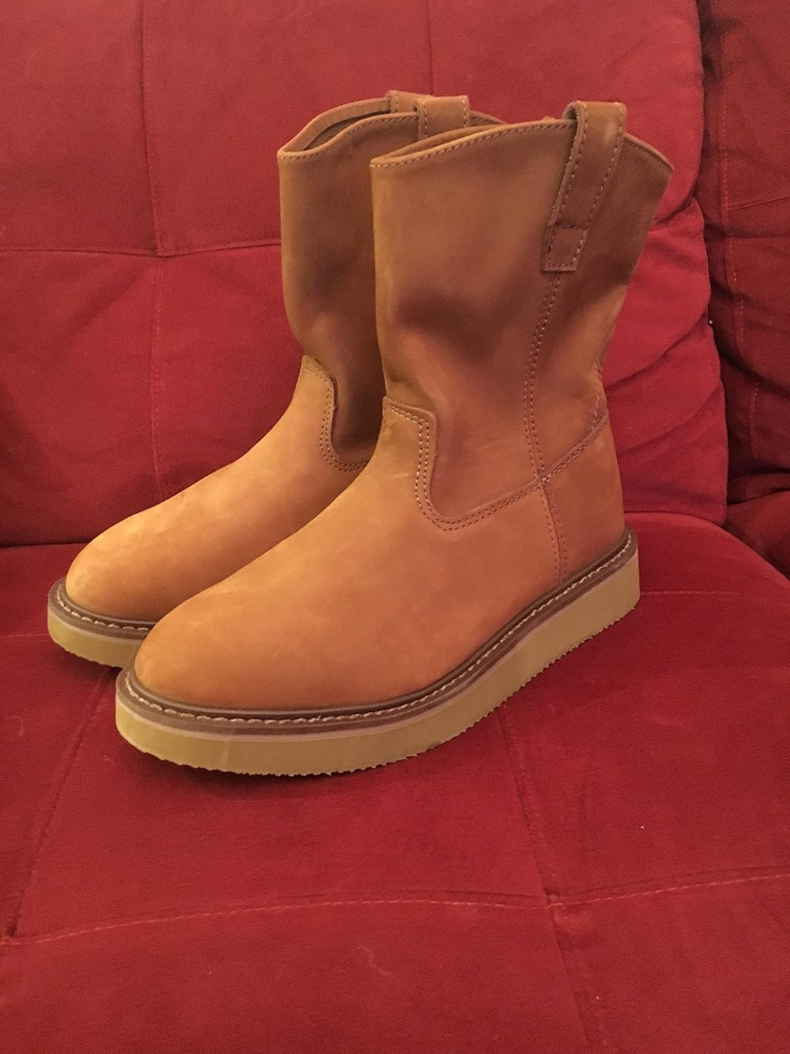 brahma men's ronnie pull on work boot