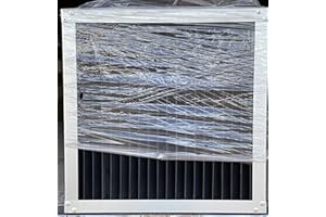 SILK ROAD GREENHOUSE 24 Inch Light Dep Greenhouse Breathable Wall Light Trap, Max-Flow, Block 100% Light, Already Assembled. Match 24” Exhaust Fan