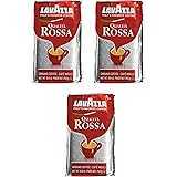 Lavazza Qualita Rossa, 8.8 oz Brick, Ground (Pack of 3)