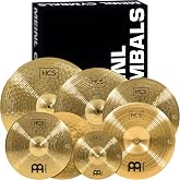 Meinl Cymbals Super Set Box Pack with 14&rdquo; Hihats, 20&rdquo; Ride, 16&rdquo; Crash, 18&rdquo; Crash, 16&rdquo; China, and a 10&rdquo; Splash &ndash; HCS Traditional Finish Brass &ndash; Made In Germany, 2-YEAR WARRANTY (HCS-SCS)