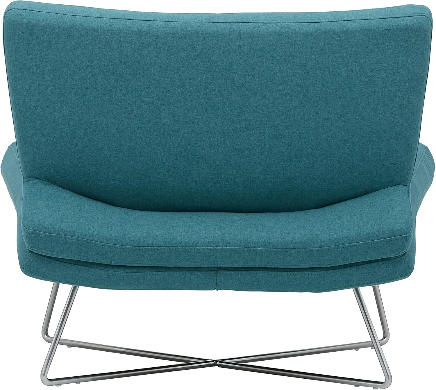  Brand – Rivet Farr Lotus Accent Chair, Felt Grey: Kitchen & Dining