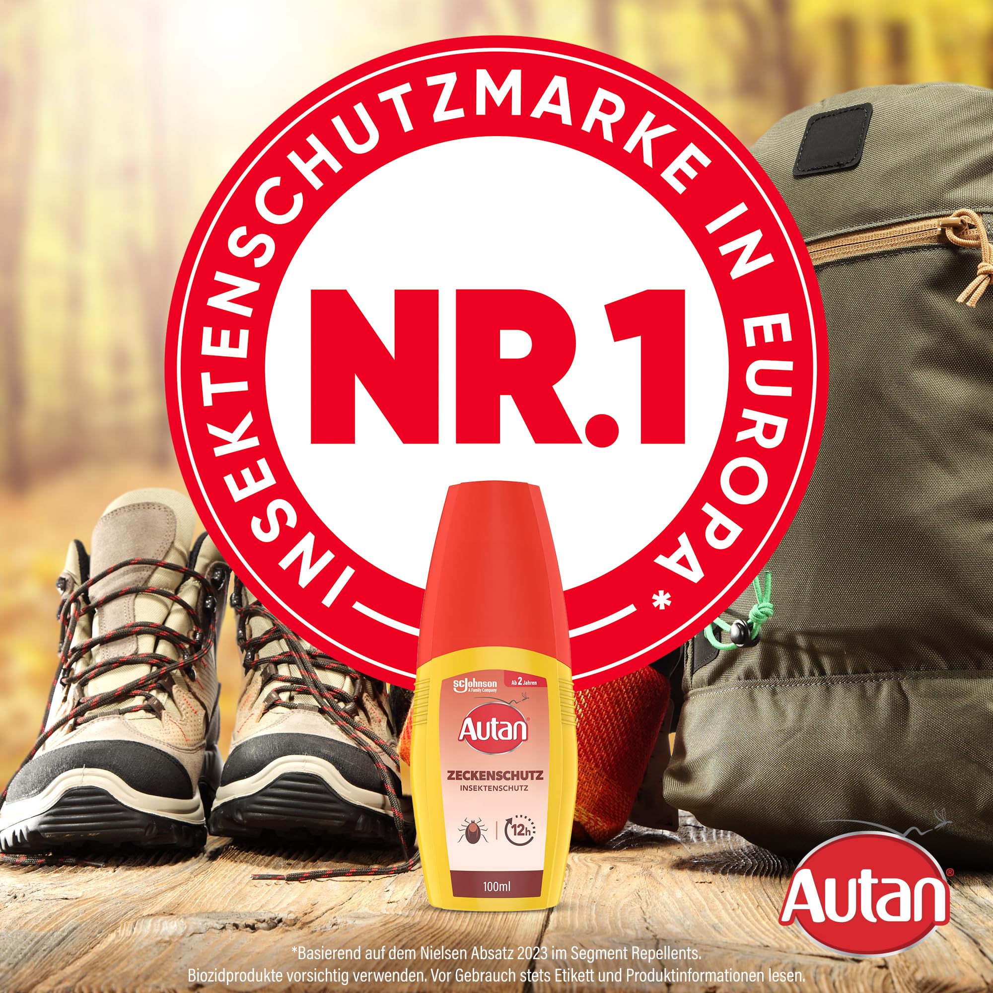 Autan Protection Plus Zeckenschutz Insektenschutz, zum Schutz vor Zecken und heimischen Mücken, Travel Essentials, (1er Pack), 100 ml 7
