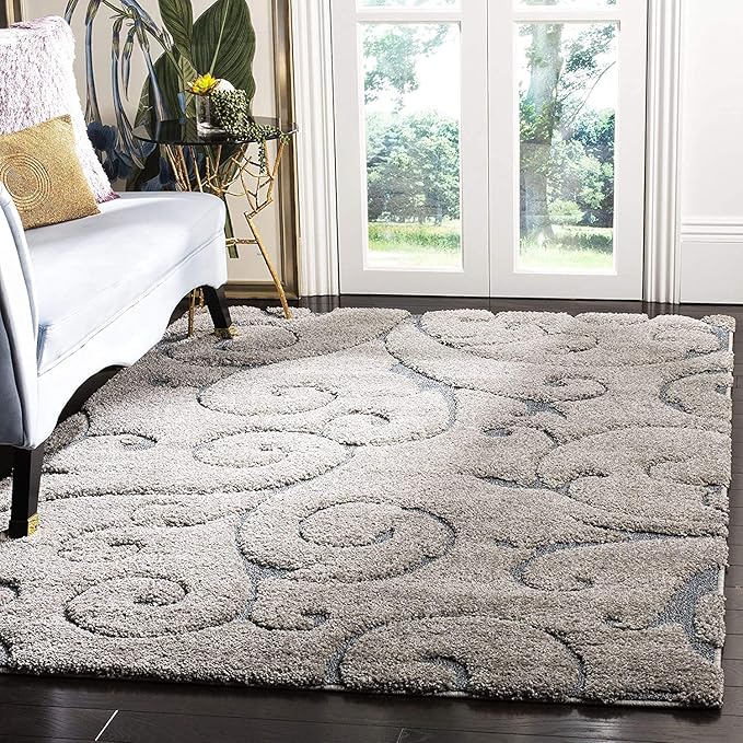 Buy Pearl Carpet Microfiber Handmade Tufted Shaggy Fur Carpet for