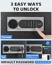 DAYI Safe Box, 0.8 Cubic Feet Home Safe with