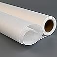 Korean Traditional Paper Hanji Daksoonji Natural Mulberry Fiber Texture Plain White Roll for Wallpaper Shoji Screen 91cm x 20m (35.8 x 787.4 inches) 45GSM