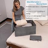 Venο 4 Pack Heavy-Duty Oversize Storage Bags with Zips and Tag Pocket view 2