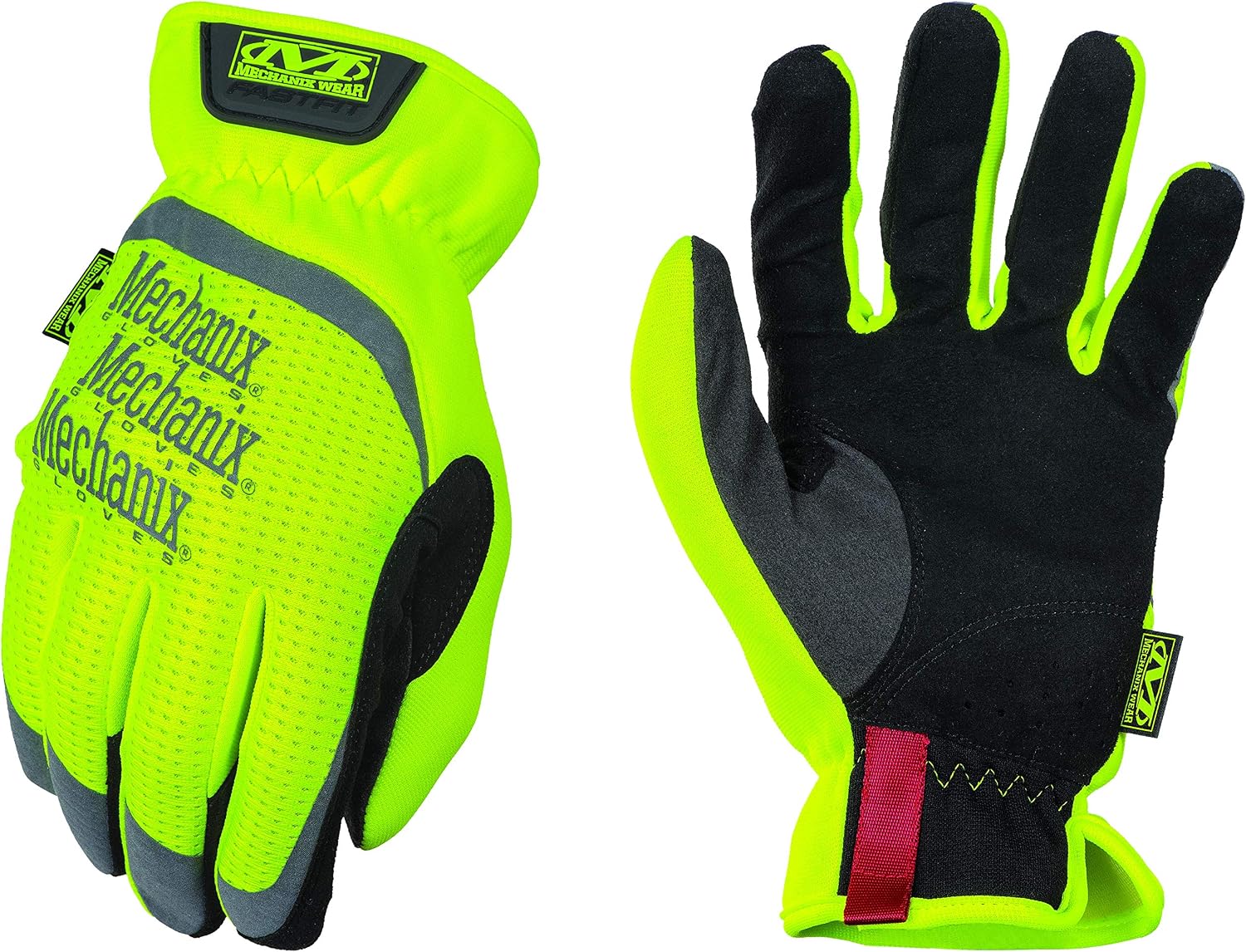 Mechanix Wear - Hi-Viz FastFit Gloves (X-Large, Fluorescent Yellow)