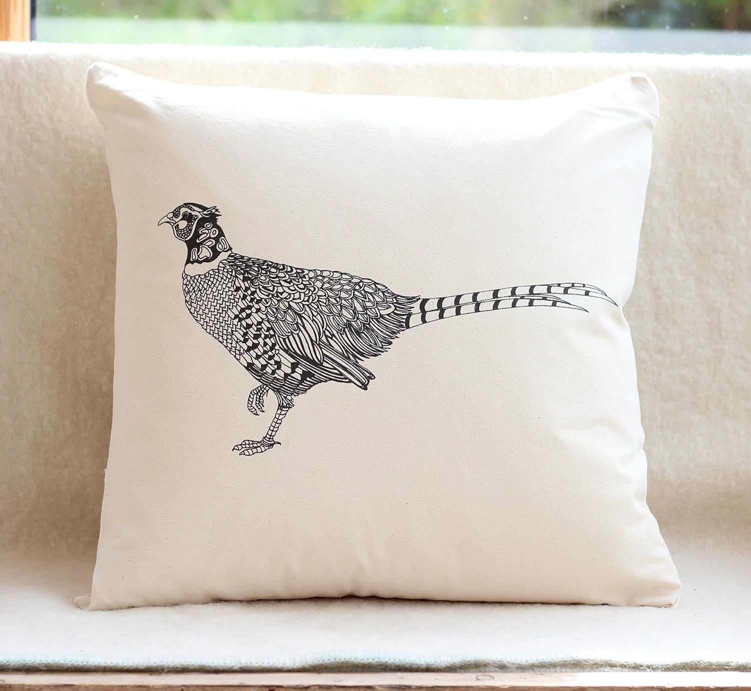 BIRD Pheasant cushion cover Amazon.co.uk Kitchen & Home