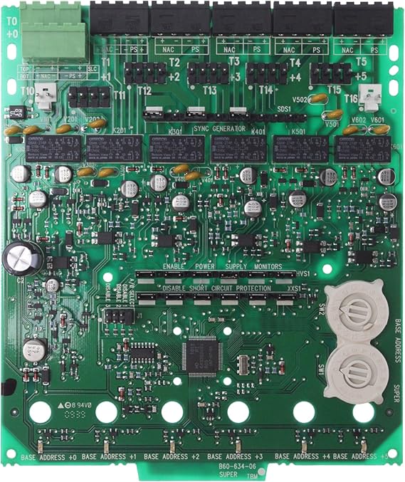 Notifier XP6C Six Circuit Supervised Control Board Module