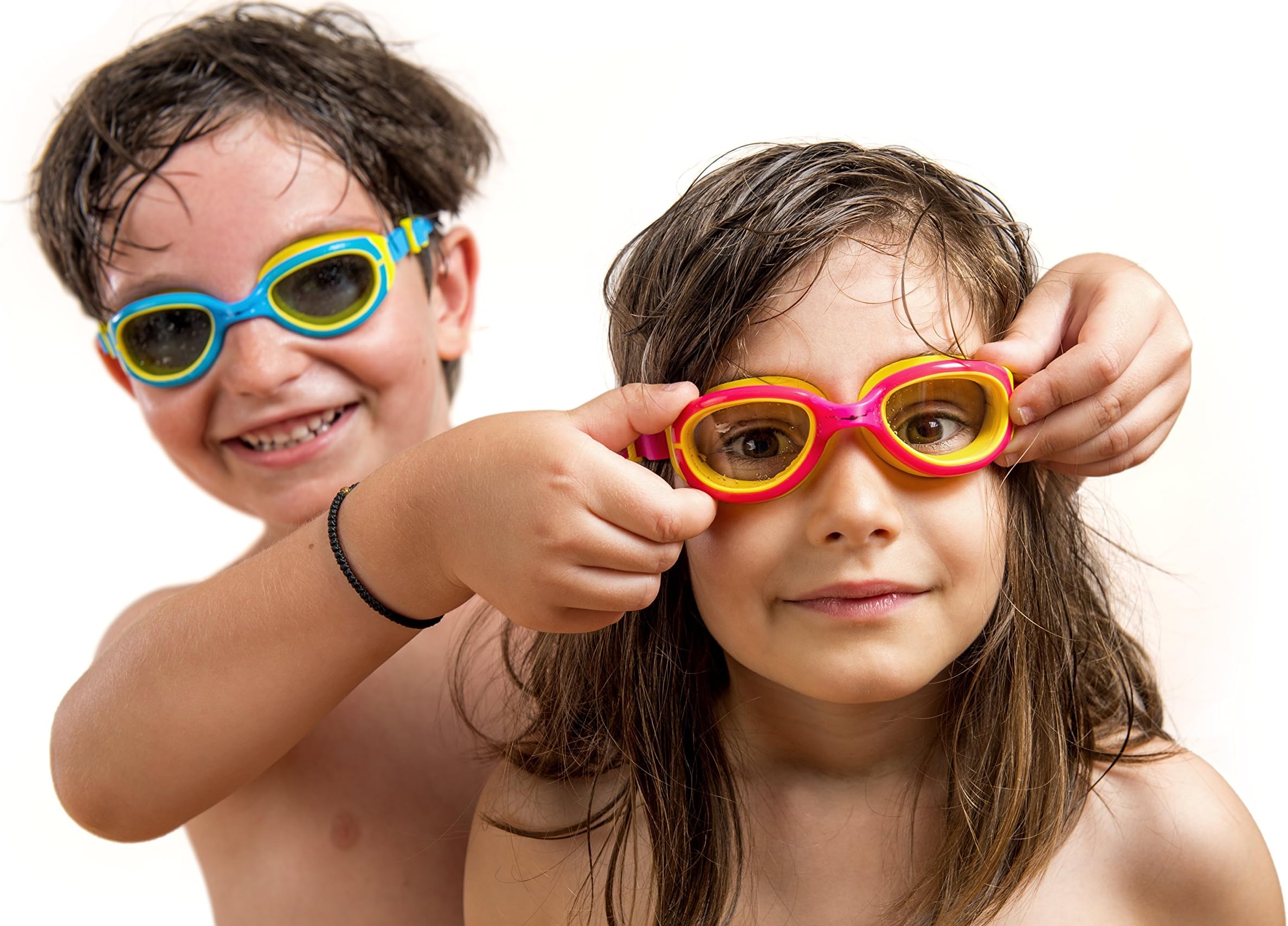 AqtivAquaJR Kids Swim Goggles // Anti Fog - UV Protection - Soft Silicone Seals
