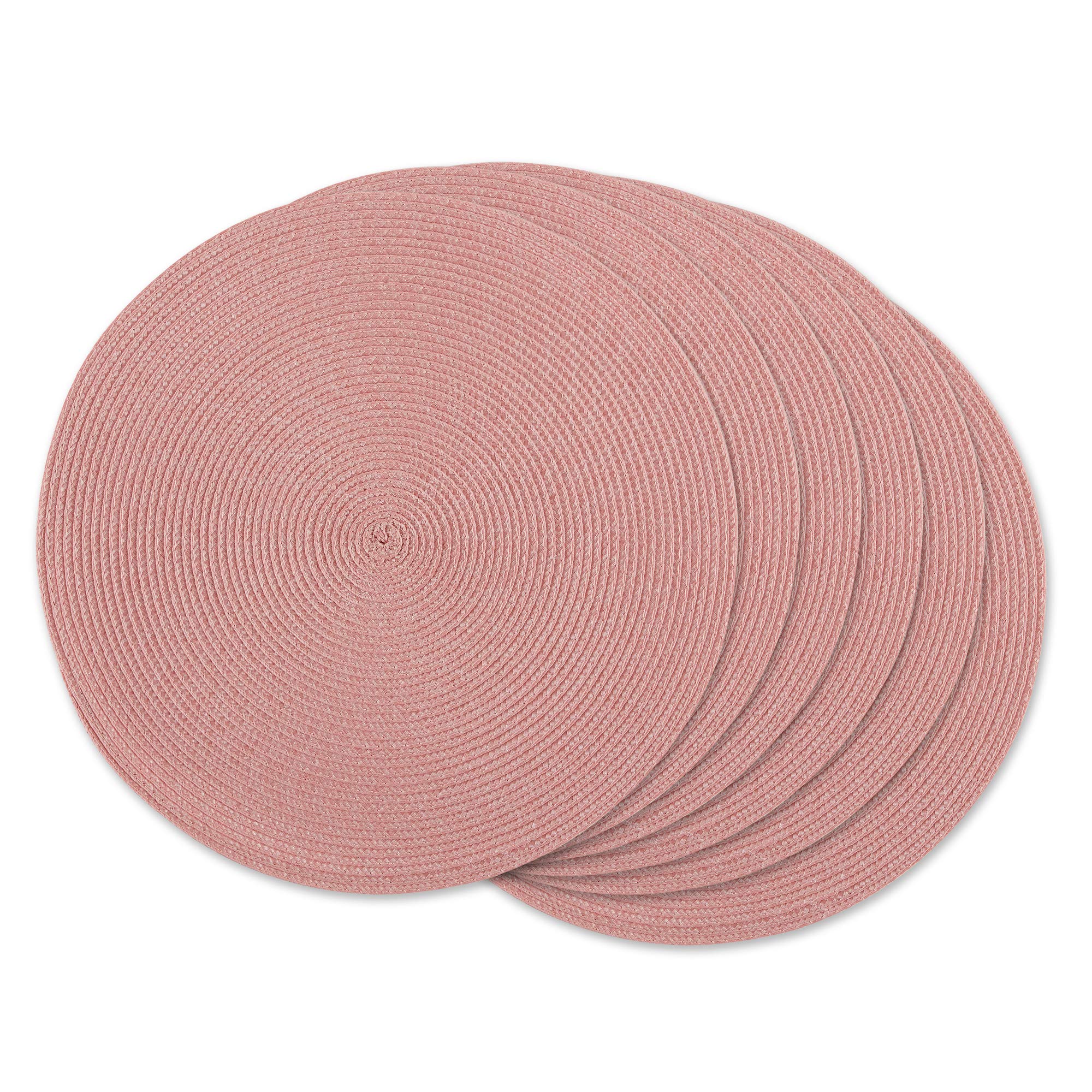 DII Placemats, Polyurethane, Pink Sorbet, 15" Diameter