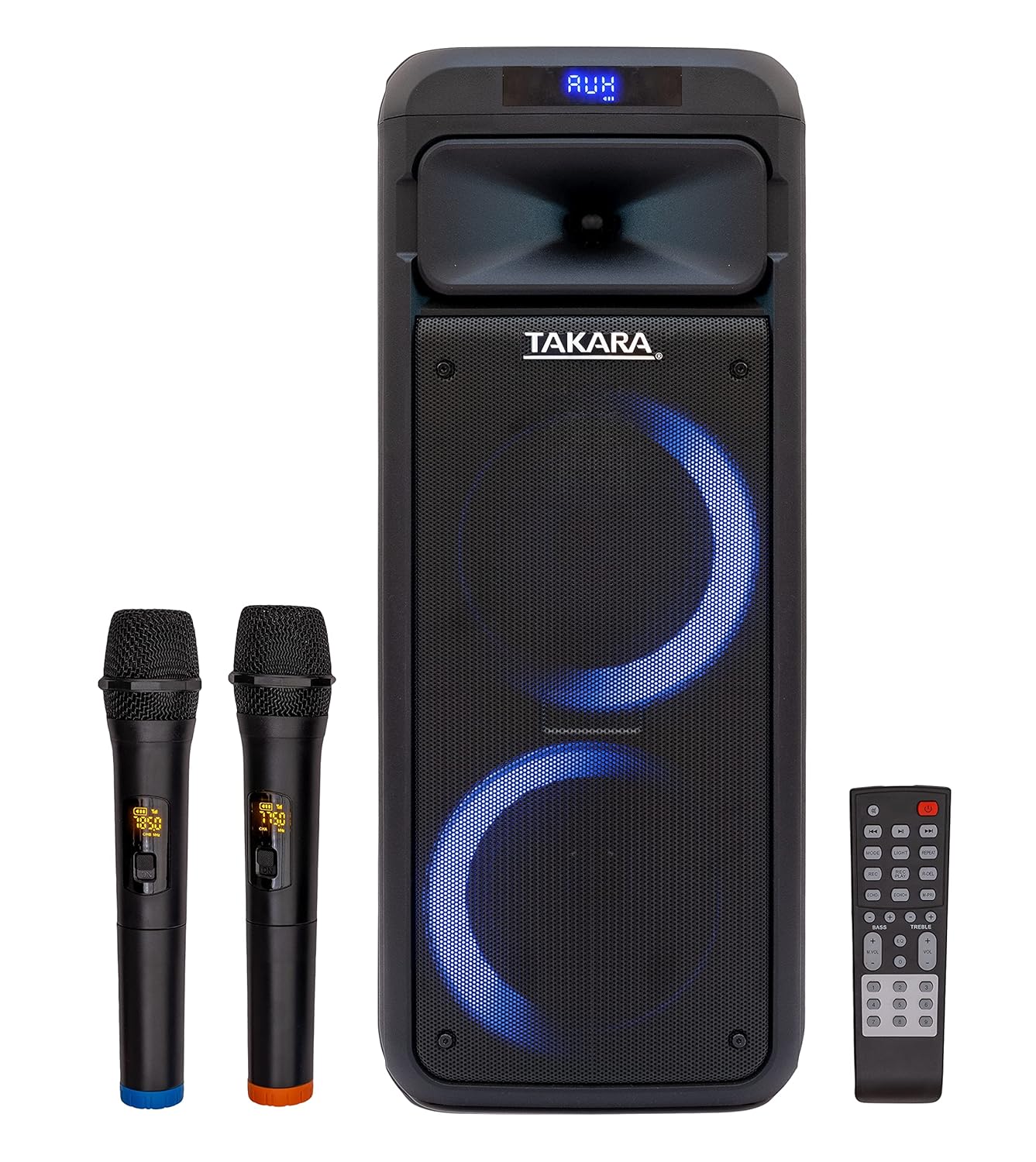 Takara T6666 Portable Double 6.5Inch Party Karaoke Outdoor Indoor