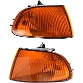 SPEC-D TUNING Amber Lens Corner Lights | For 1992-1995 Honda Civic EG 2Dr/3Dr Hatchback