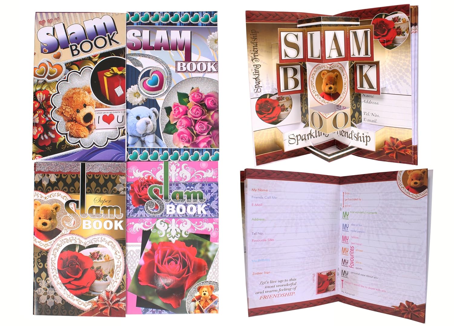 Gifts Online Kids Slam Book Pack Of 12 Birthday Return Gift For Kids Large Amazon In Toys Games