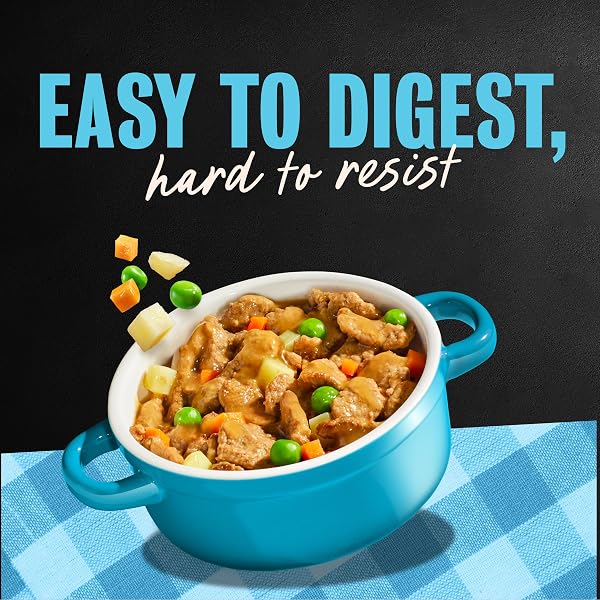 CESAR HOME DELIGHTS ADULT WET DOG FOOD, SLOW COOKED CHICKEN & VEGETABLES DINNER IN SAUCE 3.5 OZ. EASY PEEL DOG FOOD TRAY