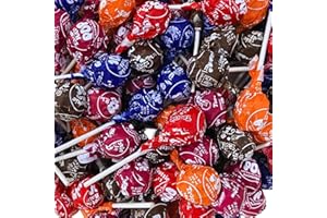 KLUB BULK Assorted Fruit Flavored Classic Roll Pops 1.5-Lbs- Five Classic Flavors Bulk Pack Of America's Favorite Lollipops - Individually Wrapped (24-Oz)
