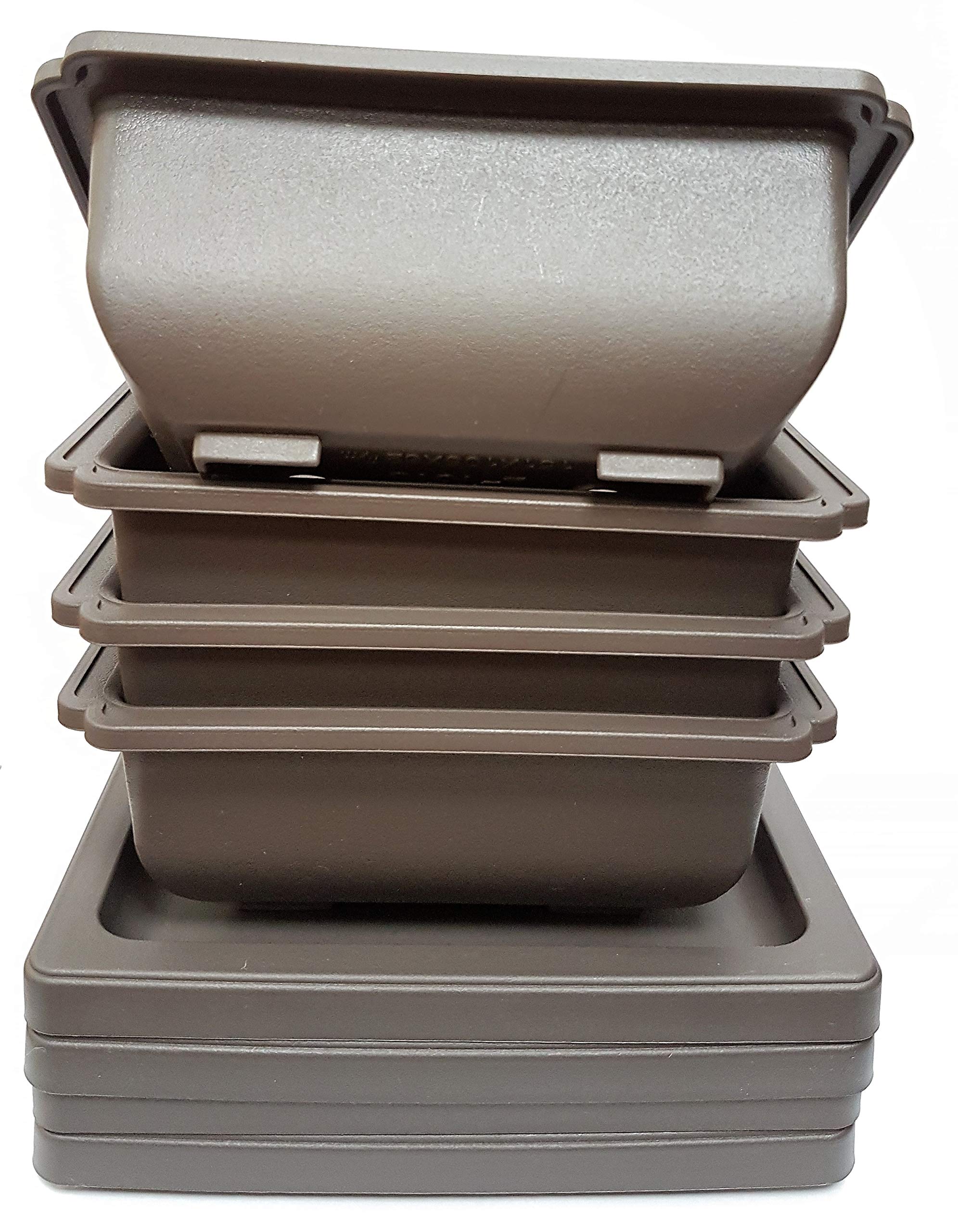 4 x 17.5cm Plastic Bonsai Pot with Matching Tray