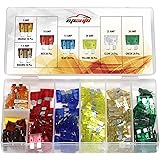 120 Pieces - EPAuto Assorted Car Truck Standard Blade Fuse Set (5 / 7.5 / 10 / 15 / 20 / 25 / 30 AMP)