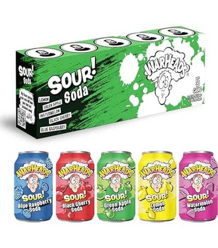 Amazon.com : Soda Cans Fizzy Candy Six-Packs 1 Count : Grocery