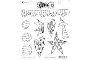 Ranger DYR62318 Dyan Reaveley's Dylusions Tampons étirables 21,6 x 17,8 cm Étoile frappée Multicolore