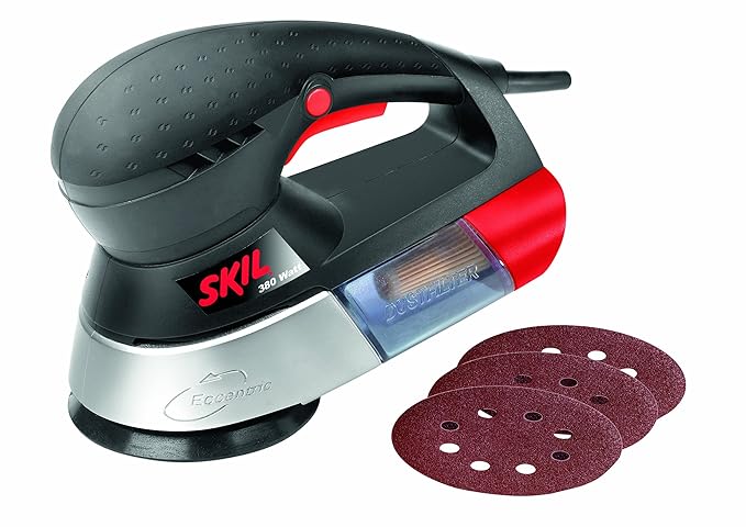 title=Skil 7440AA Levigatrice Rotorbitale, Nero/Antracite