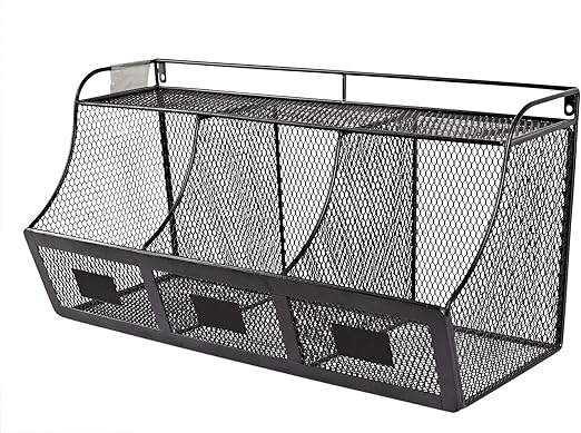 Amazon Com Kyrosss Wire Iron Hanging Kitchen Organizer 23 7 Inch