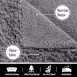 Fuzzy Blanket Sherpa Blankets Fluffy Soft Fuzzy