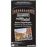 General Pencil 4401-24A Multi Pastel Pencils, 24-Pack