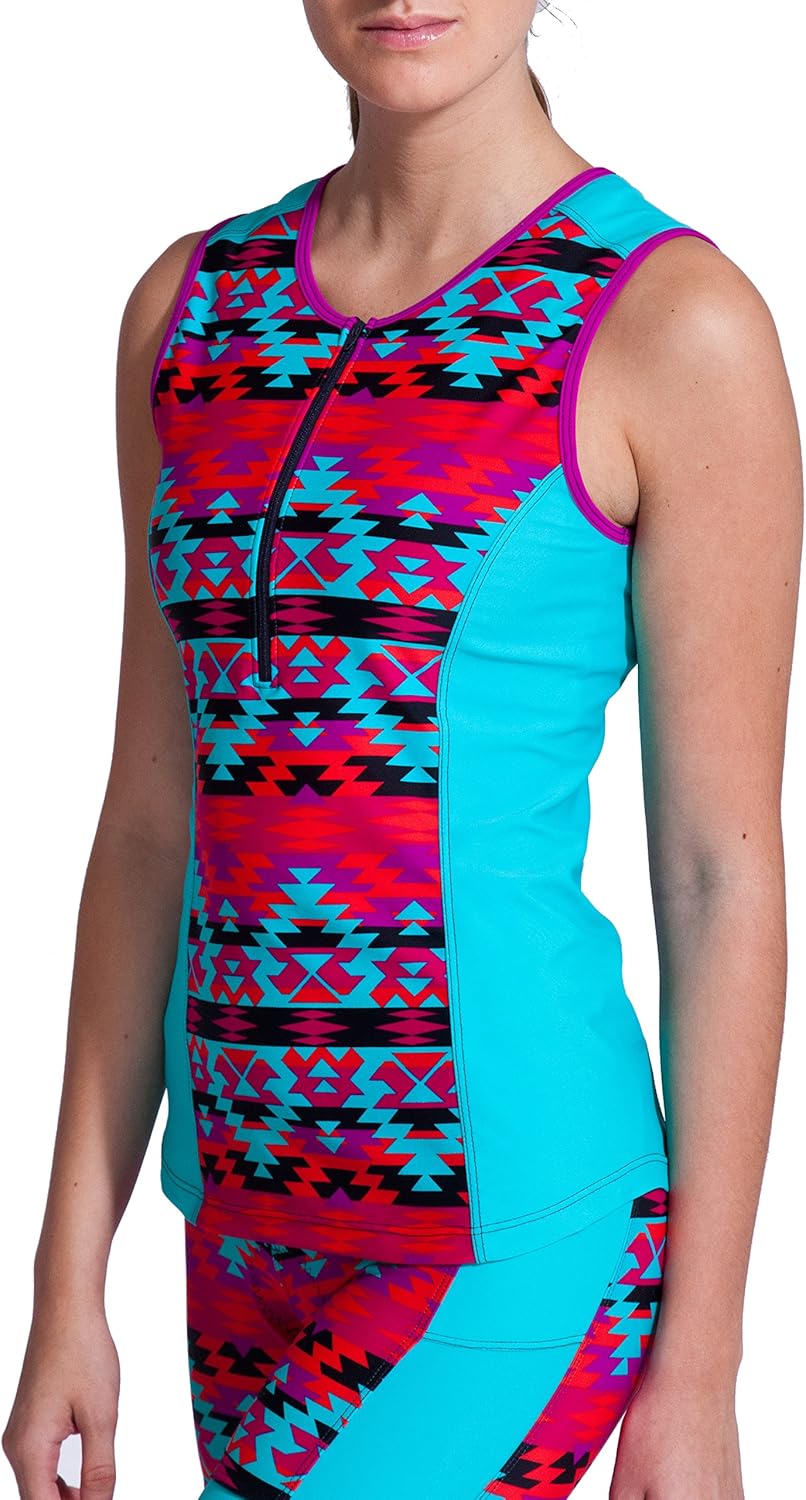 MooMotion Womens Terra Zip Jersey Top: Clothing