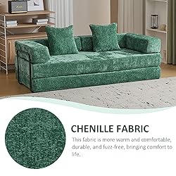 Convertible Sleeper Sofa Bed, Compression Folding