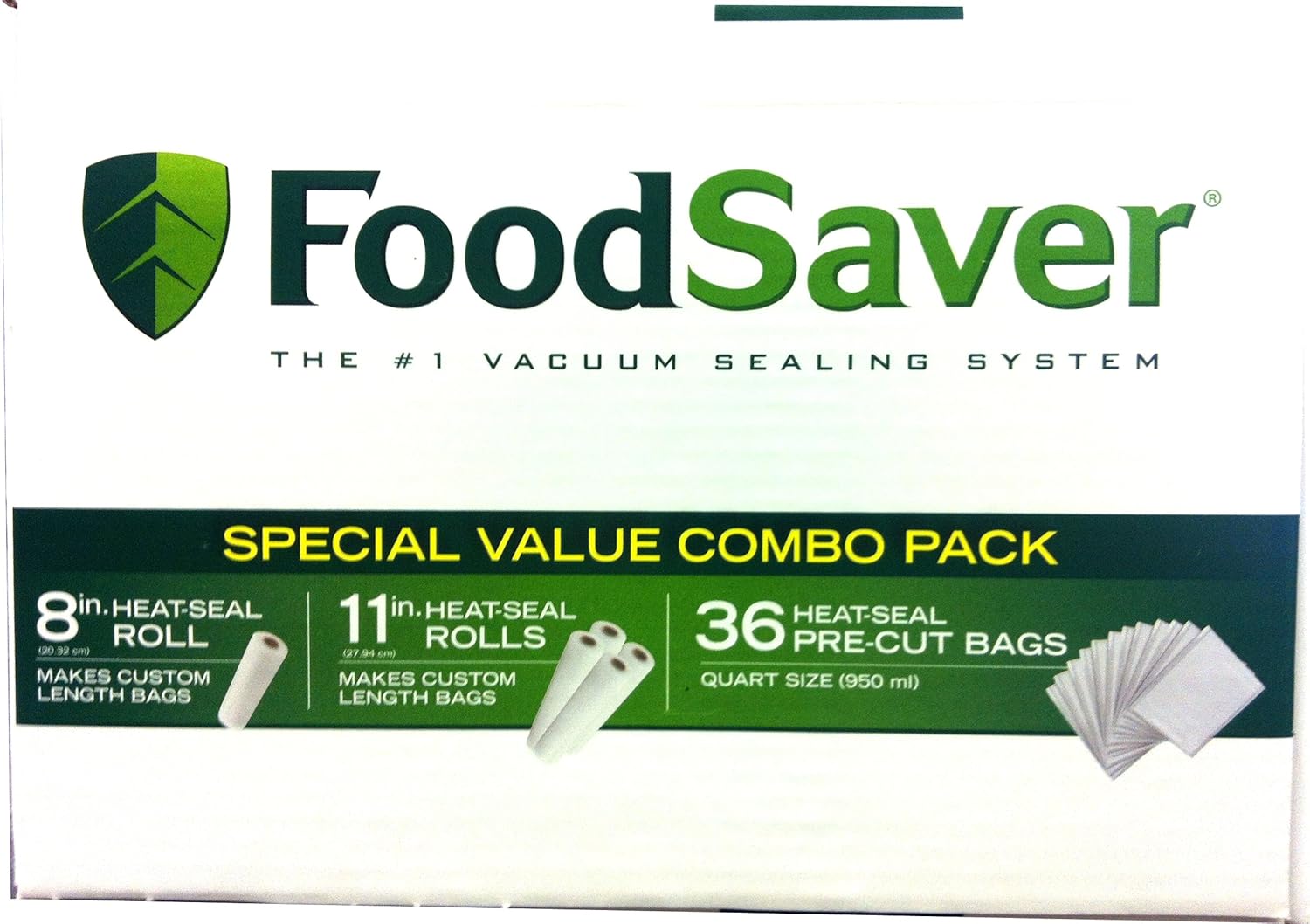 FoodSaver B005SIQKR6 Special Value Vacuum Seal Combo Pack 18" 411