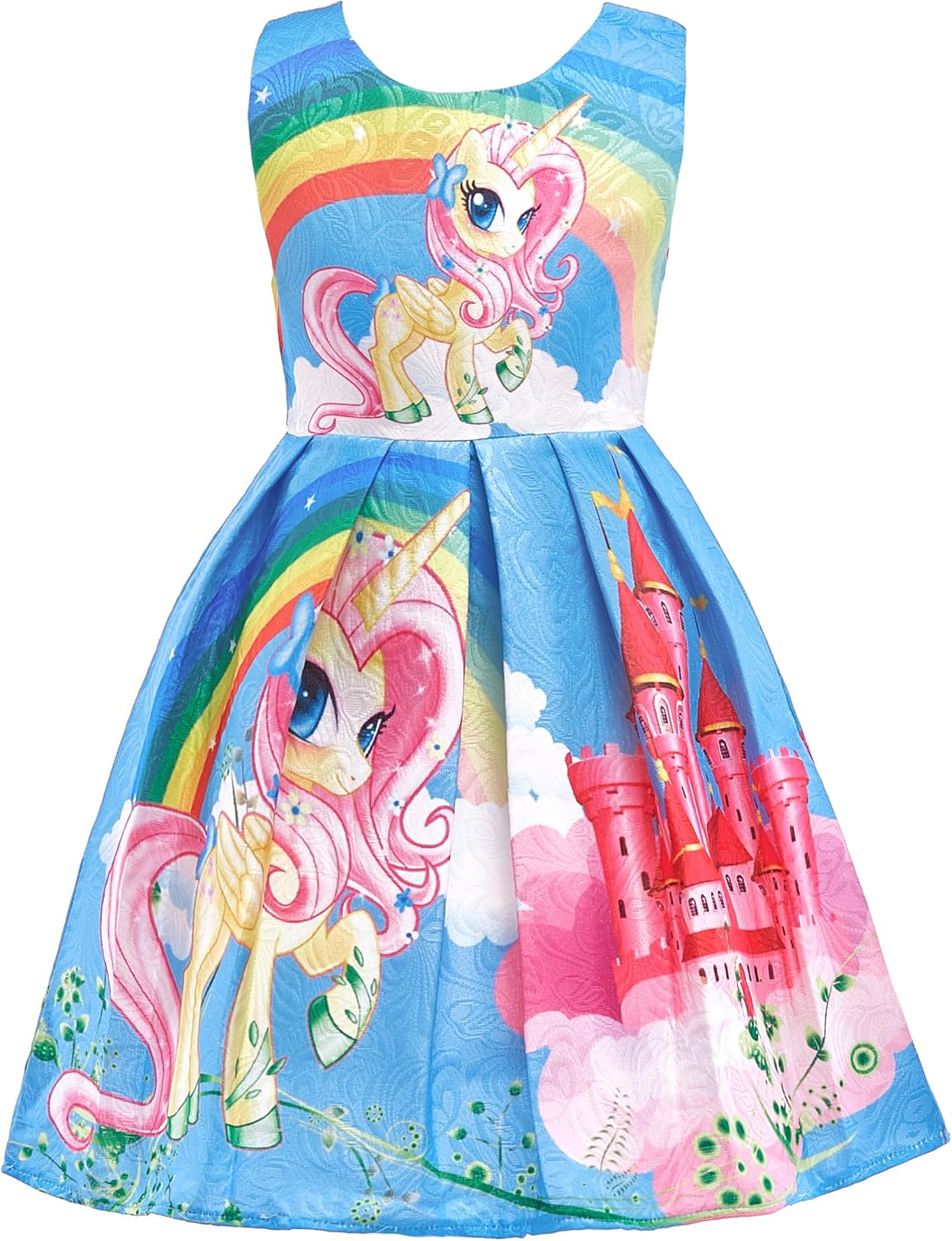 girls unicorn fancy dress