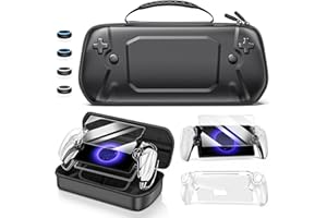 Svetaecho 8 in 1 Accessories Set Bundle Compatible with PlayStation Portal Remote Player, Carrying Case with with Holder Stand/2 Screen Protectors/4 Thumb Grips PS Portal Console