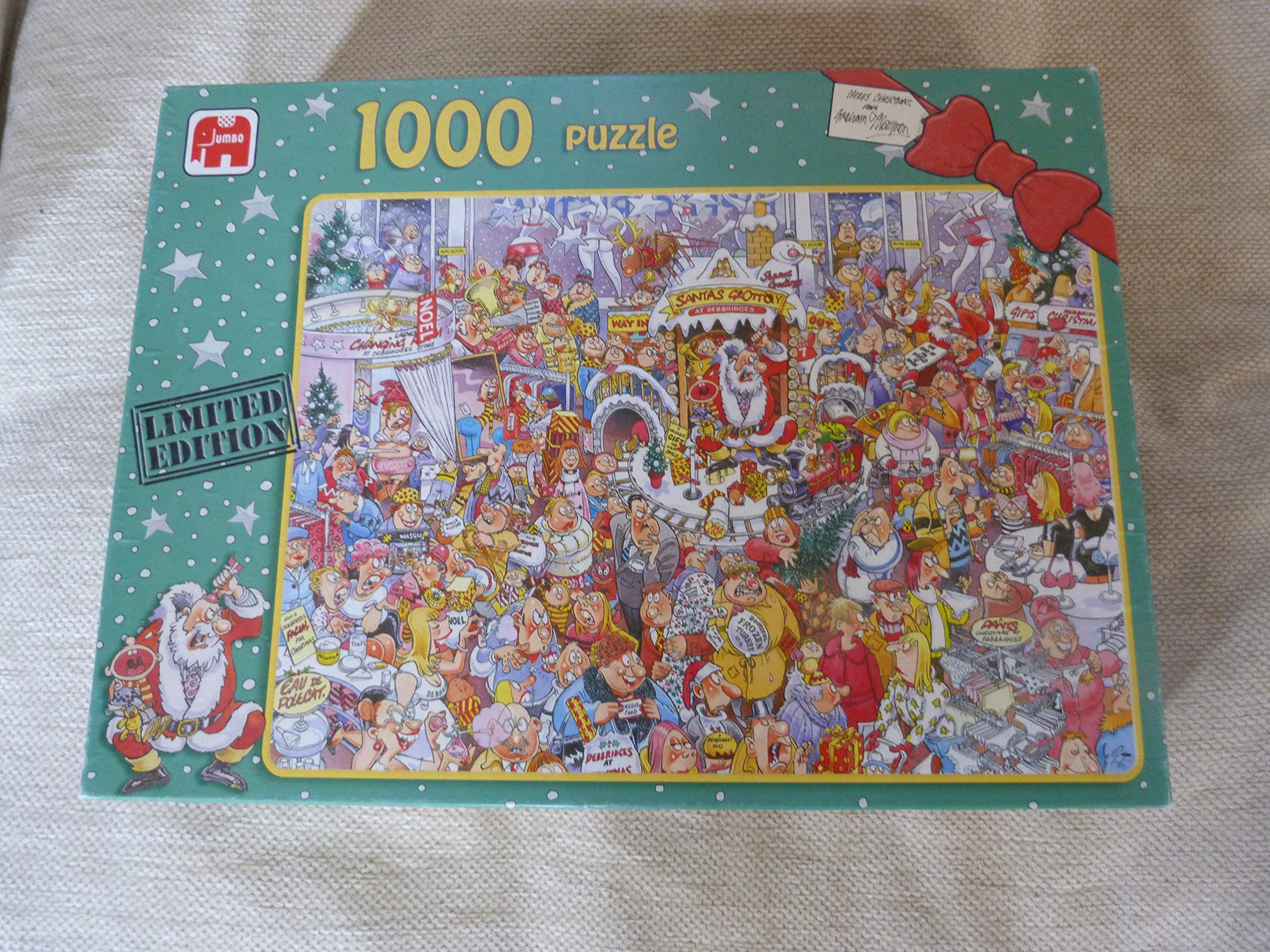 Jumbo - Graham Thompson: Christmas Shopping 1000 Piece Jigsaw Puzzle by Disney
