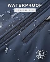 33,000ft Men’s Waterproof Softshell Jacket Navy L with Fleece Lining view 3