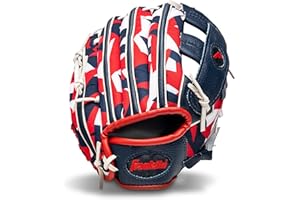 Franklin Sports Kids-Baseball Gloves - RTP Child's Tball Glove - Boys + Girls Teeball Mitt Set - Kids + Toddler - Right or Left Hand Throw - 9.5"